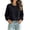 66#Black, variant on Women's Pullover Long Sleeve Crew Neck Solid Color Loose Casual Sweatshirts Yellow XL