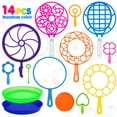 thumbnail image 1 of Set de varitas Roberly Big Giant Bubbles para niños y adultos, 1 of 6