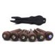 thumbnail image 1 of 6 unids/set pasadores de puente de palisandro de guitarra con extractor de clavijas para guitarra acústica Likrtyny  3bb7xu0zu9xa7rs9, 1 of 9
