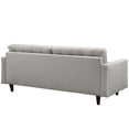 thumbnail image 4 of Modern Contemporary Upholstered Sofa, Grey Fabric, 4 of 5
