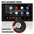 thumbnail image 4 of BOSS Audio Systems Elite BV850ACP Reproductor multimedia para coche con Apple CarPlay-Android Auto - Doble Din, pantalla táctil capacitiva LCD de 6,75 pulgadas, Bluetooth, USB, AM/FM, sin CD/DVD, cáma, 4 of 5
