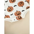 thumbnail image 7 of Inevnen Infant Baby Girl Boy Halloween Outfit Pumpkin Sweatshirt Onesie Romper Bodysuit Clothes, 7 of 7
