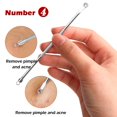 thumbnail image 1 of Aguja para quitar espinillas aguja de acero inoxidable kit de agujas de acero inoxidable 4 unids/set Kit profesional de eliminación de espinillas Extractor de espinillas ANGGREK Otros, 1 of 8