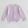 thumbnail image 4 of hengsof Girls Cotton Knit Cardigan Coat for 1-9 Years Old Sun Protection Long Sleeve Open Front Jacket Lightweight Comfortable, 4 of 7