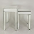 thumbnail image 5 of Wayborn Set of 2 Piece Beveled Mirrored Nesting Table 20Wx14Dx24"H, 5 of 5