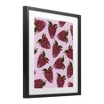 thumbnail image 2 of Stupell Industries Art Deco Glimmer Strawberry Pattern Black Framed Print Under Glass, 13 x 16, by LISH Creative, 2 of 8