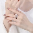 thumbnail image 3 of Unisex Double Butterfly Zircon Ring Adjustable Open Copper Electroplated Jewelry For Women Men Fashion Jewelry, 3 of 4