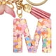 thumbnail image 5 of Llaveros con letras iniciales, llavero con letras del alfabeto, llavero de mariposa con borla rosa, 5 of 9