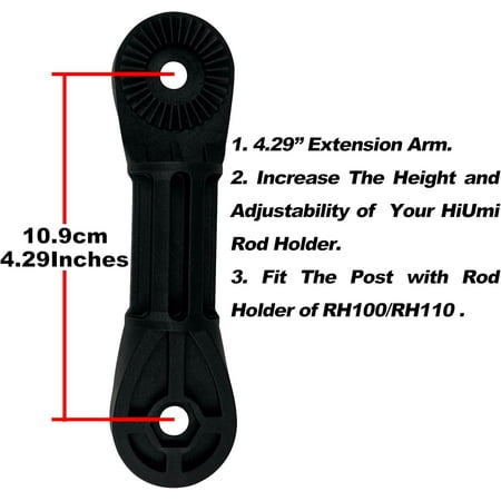 2 Pack Fishing Rod Holder with Track Mount T-Shaped Screw Mounted on Rail for Kayak Canoe Fishing Boat