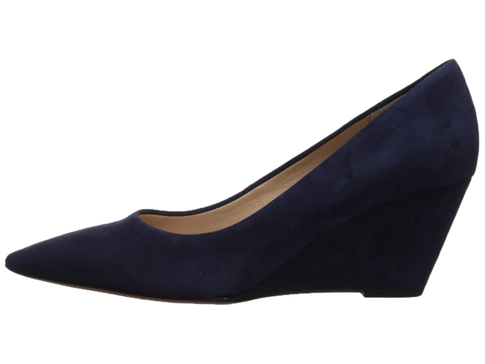 Franco Sarto - Franco Sarto Womens alicia Leather Pointed Toe Wedge Pumps - Walmart.com 