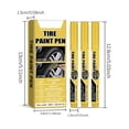 thumbnail image 3 of Lilixerw Clearance 5ml Paint Pen For Car Tires,Tire Paint Pen,Waterproof Tire Marker Lettering Paint Pen,Allow You to Get The Real Professional Look of Car Tires(3pcs), 3 of 9