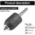 thumbnail image 5 of Keyless Large 3-Jaw Chuck Screwdriver Adapter with Quick Change 1/4" Round Shank Cylindrical Shank 2-13mm Countersink Drill Bits Cutter Pliers, 5 of 5