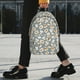 thumbnail image 2 of Easygdp White Popcorn Mochila Ligera de 15 Pulgadas para Estudiantes, Mochila Cómoda para la Escuela y Viajes, Correas Ajustables, 2 of 6