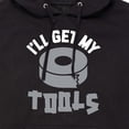 thumbnail image 3 of Instant Message - I'll Get My Tools - Men's Pullover Hooded Fleece Sweatshirt, 3 of 7