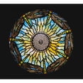 thumbnail image 2 of Tiffany Studios 22x20 Black Modern Framed Museum Art Print Titled - A Detail From a Rare Dragonfly, 2 of 4