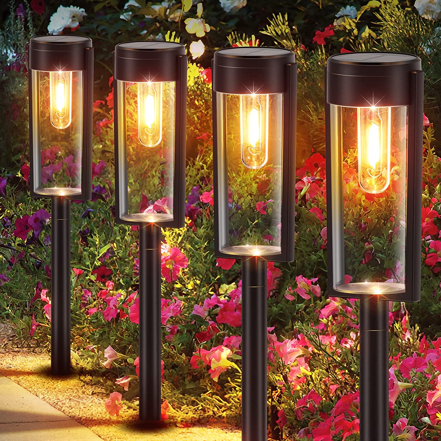 garden ground lights mains powered