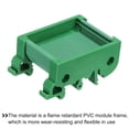 thumbnail image 3 of Unique Bargains DIN Rail Mount Carrier for 40mm x 50mm PCB, Housing, Bracket, Green, 3 of 4