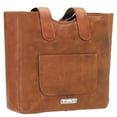 thumbnail image 3 of American West 5915915 Mohave Canyon Large Zip Top Tote, Golden Tan, 3 of 4