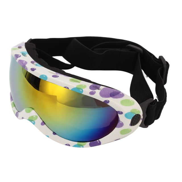 Lunettes de Soleil pour Chien, Lunettes pour Chien Incassables Lunettes pour Animaux, Résistantes au Vent pour Yeux de Chien Lentille Rouge