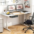 thumbnail image 2 of Costway Electric Standing Desk 55" x 28" Height Adjustable Sit Stand with USB Charging Port Natural, 2 of 10