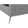 thumbnail image 6 of Bed - Queen Size - Bedroom - Upholstered - Gray Linen Look, 6 of 11