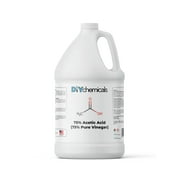 DIYChemicals 75% Acetic Acid Solution - Industrial Grade, Highly Concentrated Formula, Industrial "Vinegar", Rust Removal, Photographic Film, Cleaning - (Gallon)