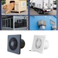 thumbnail image 4 of Wall Mount 12V2.4W Exhaust Fan High Speed Ventilation Systems Fan for Greenhouse Shed and Garage Air Circulations Fan White, 4 of 5