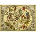 thumbnail image 2 of Cellarius, Andreas 14x12 White Modern Wood Framed Museum Art Print Titled - Maps of the Heavens: Planisphaerium Stellatum Boreale, 2 of 4