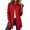 (Fashion 68)Red, variant on Women's Casual Button Down Cardigan Coat with Peter Pan Collar Solid Color Jacket for Fall and Winter Outfit