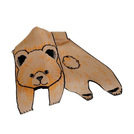 

Scarf Clearance Parent-Child Cartoon Cute Animal Knitted Wool Shawl Ladies Bib Multicolor A