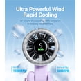 thumbnail image 3 of Diveblues Handheld Fan – 4000mAh Rechargeable Turbo Mini Fan, 5-Speed Personal Cooling for Travel & Outdoor Use, 3 of 8
