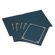 Geographics Paper Certificate/Document Cover 12 1/2 x 9 3/4 Navy Blue 6/Pack