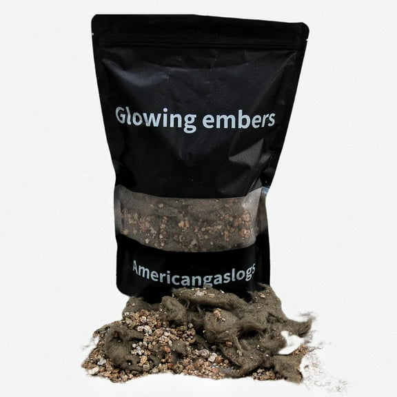 Americangaslogs Glowing Embers 7 oz Bag for Gas Logs-Gas Fireplace