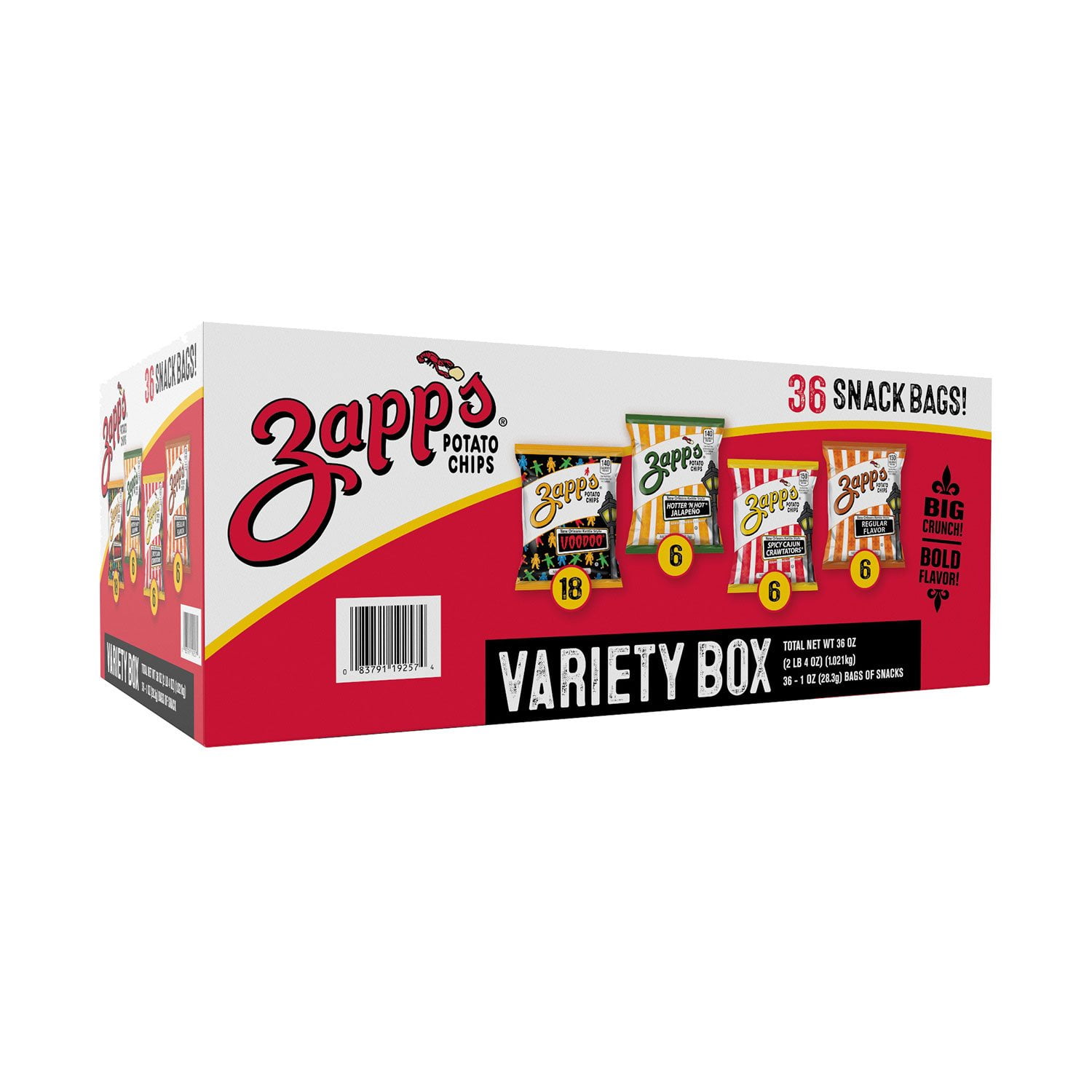 pchipsです！ Zapp's Variety Pack Potato Chips, 1 oz., 36 pk. - Samsclub.com