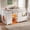 White, variant on Kdymod Twin Loft Bed with 6 Storage Drawers & Shelf, Loft Bed with LED Lights & Play Curtain, Metal Loft Bed Frame with Ladder & Safety Guardrail, Black