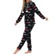 thumbnail image 5 of Txlixc Pijama de franela para mujeres, pijama de manga larga suave y cálido con cremallera Txlixc  moda, 5 of 9