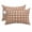 Brown, Beige, Tan, variant on Chaise Lounge Headrest Pillow 1 Pack, Brown White Checkered Waterproof Chair Pillows with Insert & Adjustable Elastic Strap for Beach Pool Recliner, Farmhouse Plaid Buffalo Elegant Outdoor Pillow
