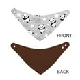 thumbnail image 6 of Kll Pandasbetween Clouds And Stars Dog Bandanas,Triangle Reversible Pet Scarf For Small Medium Large And Extra Large Dogs-Large, 6 of 7