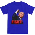 thumbnail image 3 of Impresionante camiseta de lucha contra Trump 2024 para hombres y mujeres, camiseta de algodón, ropa para adultos, 3 of 4