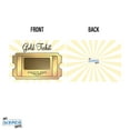 thumbnail image 2 of My Scratch Offs Gold Ticket Rectangle DIY Scratch-off Note Cards & Stickers, 20 Pack, 2 of 7