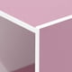 thumbnail image 5 of Librería Furinno, 3 niveles, abierta, blanco/rosa, 30 x 80 x 24 cm, 5 of 7