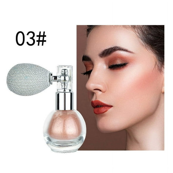 Iumwxz Shimmering Spray Powder,Highlighter Powder Spray, Body Glitter Face High Gloss Spray Highlighter Loose Powder Makeup Spray For Face Body Cosmetic