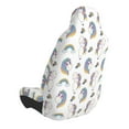 thumbnail image 2 of Wukai Funny Kawaii Unicorns Dancing Full Set Car Seat Covers with Soft Padding Universal Auto Front Seats Protector and Cushion Mat, 2 of 5