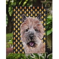 thumbnail image 3 of Norwich Terrier Candy Corn Halloween Garden Flag, 3 of 5
