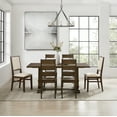 thumbnail image 2 of Crosley Furniture Joanna 7-Piece Dining Table Set in Dark Oak/Creme, 2 of 10