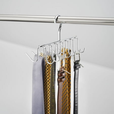 InterDesign Axis Closet Organizer Rack for Ties, Belts, (Best Tie Rack For Closet)