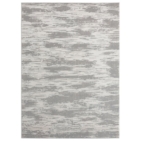 United Weavers Cascades Area Rug 2601 10971 Salish Silver Shaded Faded 7' 10" x 10' 6" Rectangle
