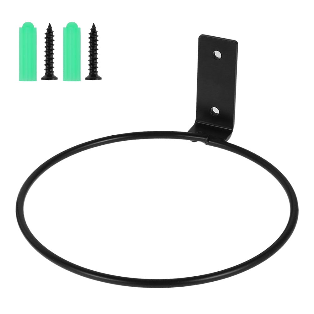 Littleduckling Flower Plant Pot Wall Mount Ring Holder Metal Planter