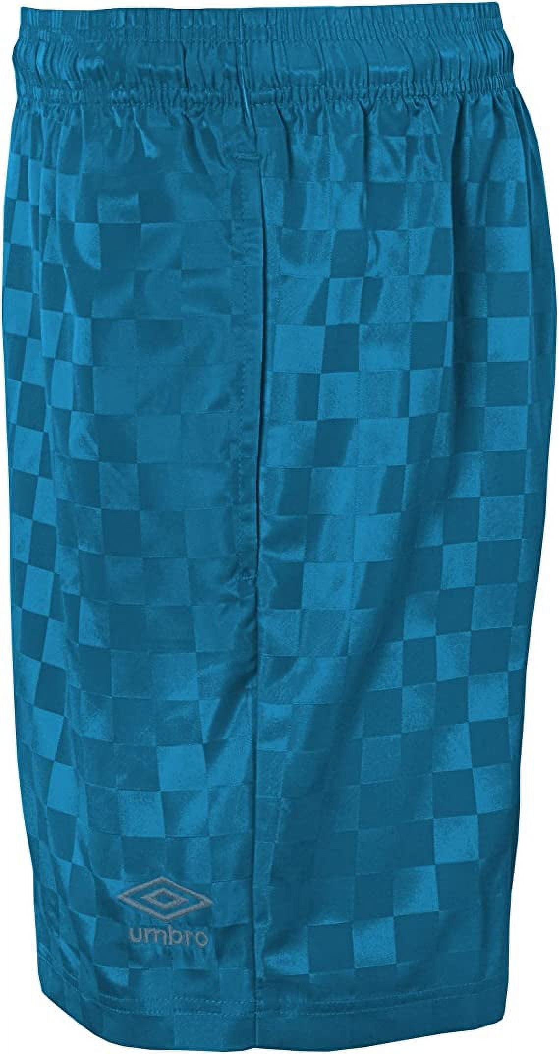 【UMBRO】 BLOKE 4.5 Shorts / 追跡付 Umbro Boys Checkerboard Short, Color-Blue Jewel, Size-XLarge