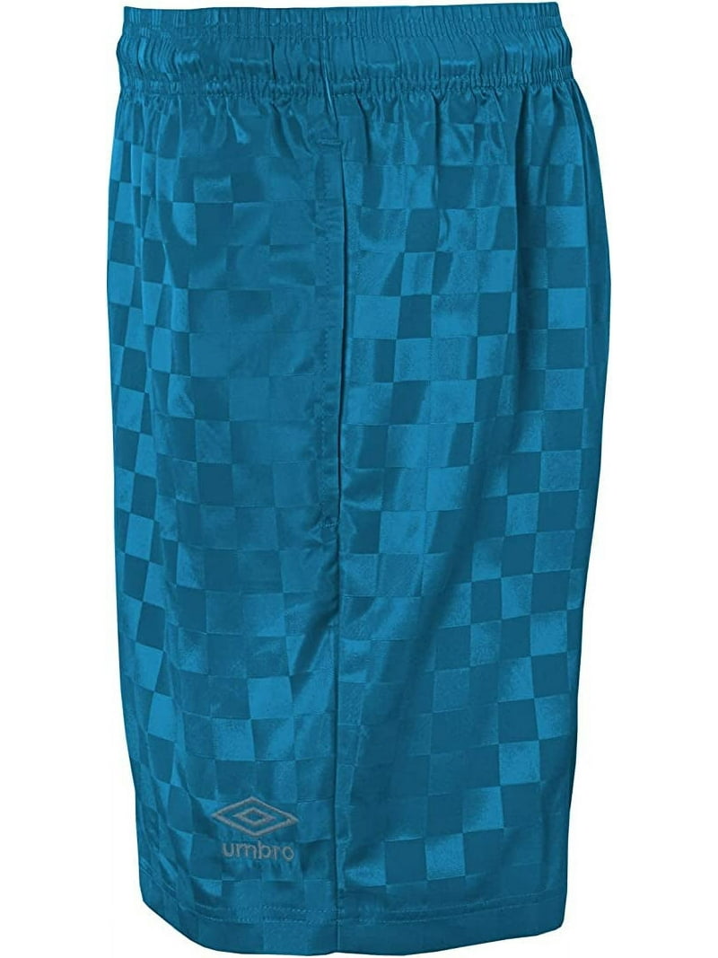 Umbro Boys Checkerboard Short, Color-Blue Jewel, Size-XLarge